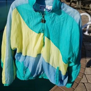 Vintage retro 90s jackets windbreaker sweater